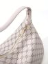 Medium Hobo Bag Geometric Pattern