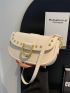 Small Saddle Bag Studded Decor Flap