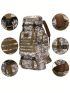 Camo Pattern Functional Backpack