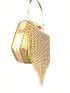 Mini Square Bag Rhinestone Decor Fringe Detail Top Handle For Party