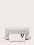 Silver Envelope Bag Glitter Flap Clutch Bag For Party