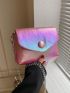 Mini Square Bag Holographic Flap Chain Strap