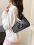 Fashion Solid Color Donut Impressed Women's Bag Shoulder Bag