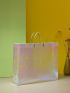 Clear Beach Bag Holographic PVC