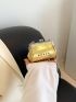 Mini Square Bag Gold Star Decor