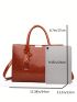 3pcs Bag Set Tote Clutch Bag Card Holder Elegant, Best Work Bag For Women