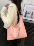 Fashion Solid Color Large Capacity Women's Bag Shoulder Bag