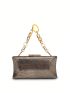 Mini Box Bag Glitter Chain Strap