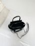 Mini Square Bag Double Handle Chain Strap