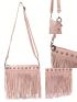 Fringe Decor Crossbody Bag