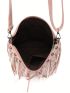 Fringe Decor Crossbody Bag