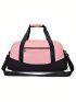 Colorblock Gym Bag Double Handle For Sport