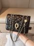 Mini Square Bag Quilted Chain Strap