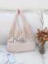 Minimalist Crochet Bag Large Capacity Vacation