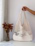 Minimalist Crochet Bag Large Capacity Vacation