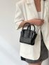 Mini Square Bag Double Handle Chain Strap