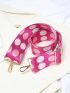 Polka Dot Pattern Bag Strap Adjustable