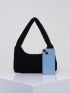 Medium Baguette Bag Solid Color