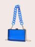 Mini Box Bag PMMA Blue