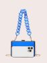 Mini Box Bag PMMA Blue