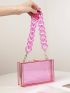 Mini Box Bag PMMA Pink