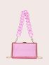 Mini Box Bag PMMA Pink