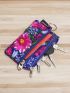 Flower Pattern Coin Purse Zipper