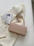 Medium Baguette Bag Quilted Chain Strap