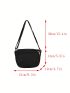 Minimalist Crossbody Bag Small Zipper