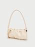 Medium Ruched Bag Solid Color