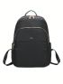 Pocket Front Classic Backpack Fashion Zipper