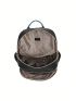 Pocket Front Classic Backpack Fashion Zipper