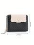 Colorblock Small Wallet Zipper