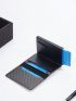 Colorblock Pop Out Card Hold RFID Blocking Card Slot