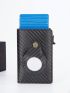 Colorblock Pop Out Card Hold RFID Blocking Card Slot