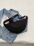 Minimalist Fanny Pack Solid Black