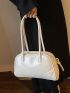 Minimalist Shoulder Tote Bag Small Double Handle