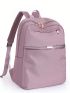 Medium Classic Backpack Dusty Pink Pocket Front For Daily