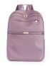 Medium Classic Backpack Dusty Pink Pocket Front For Daily