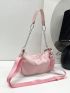 Medium Crossbody Bag Solid Color