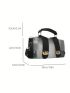 Mini Square Bag Clear Flap Waterproof For Daily