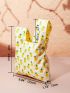 Pineapple Pattern Square Bag Casual