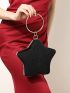 Star Design Novelty Bag Black Ring Strap For Party