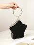 Star Design Novelty Bag Black Ring Strap For Party