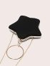 Star Design Novelty Bag Black Ring Strap For Party