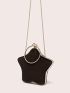 Star Design Novelty Bag Brown Ring Strap For Party