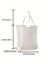 Mesh Design Shopper Bag Casual