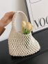 Mini Crochet Bag Hollow Out Design For Beach