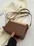 Mini Crossbody Bag Two Tone Flap