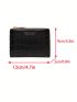 Crocodile Embossed Small Wallet Zipper